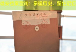 雄安档案查询：掌握历史，留住记忆