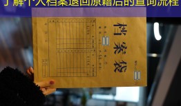 了解个人档案退回原籍后的查询流程