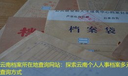 云南档案所在地查询网站：探索云南个人人事档案多元查询方式