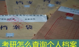 考研怎么查询个人档案
