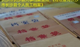 长沙市长沙县人事档案查询_《轻松查询长沙市长沙县个人员工档案》
