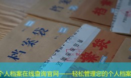 个人档案在线查询官网——轻松管理您的个人档案