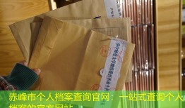 赤峰市个人档案查询官网：一站式查询个人档案的官方网站
