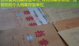 怎样查询档案存放单位_寻找档案存放地：找到您的个人档案存放单位