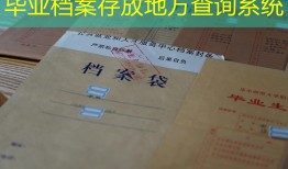 毕业档案存放地方查询系统