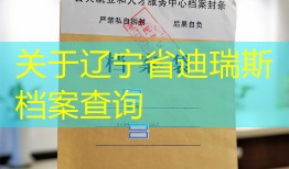 关于辽宁省迪瑞斯档案查询