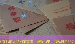 长春师范大学档案查询：发掘历史，寻找珍贵记忆
