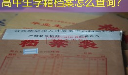高中生学籍档案怎么查询？