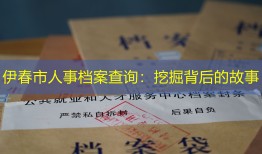 伊春市人事档案查询：挖掘背后的故事