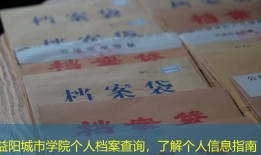 益阳城市学院个人档案查询，了解个人信息指南