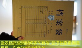 武汉档案查询时间多久有效_武汉档案查询需尽早，以免资料过期失效。