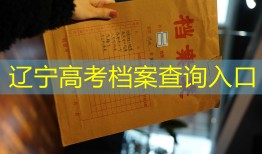 辽宁高考档案查询入口
