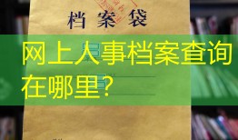 网上人事档案查询在哪里？