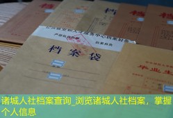 诸城人社档案查询_浏览诸城人社档案，掌握个人信息