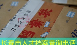 长春市人才档案查询电话