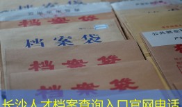 长沙人才档案查询入口官网电话