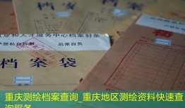 重庆测绘档案查询_重庆地区测绘资料快速查询服务