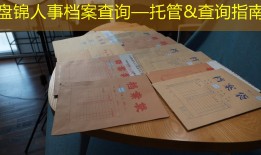 盘锦人事档案查询—托管&查询指南