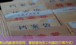 萧山档案查询官网：掌握查询员工档案的正确方式！