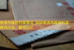贵港市政府档案查询_探秘贵港市政府档案：查找过去，留住记忆