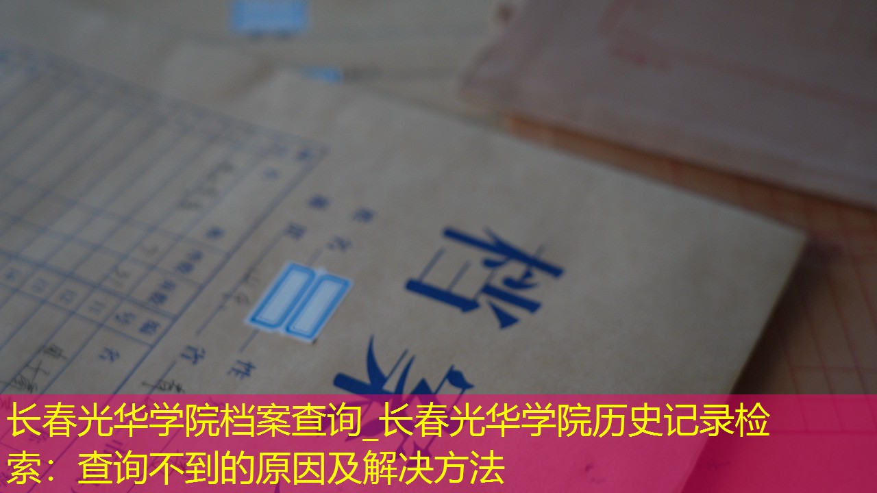 档案查询