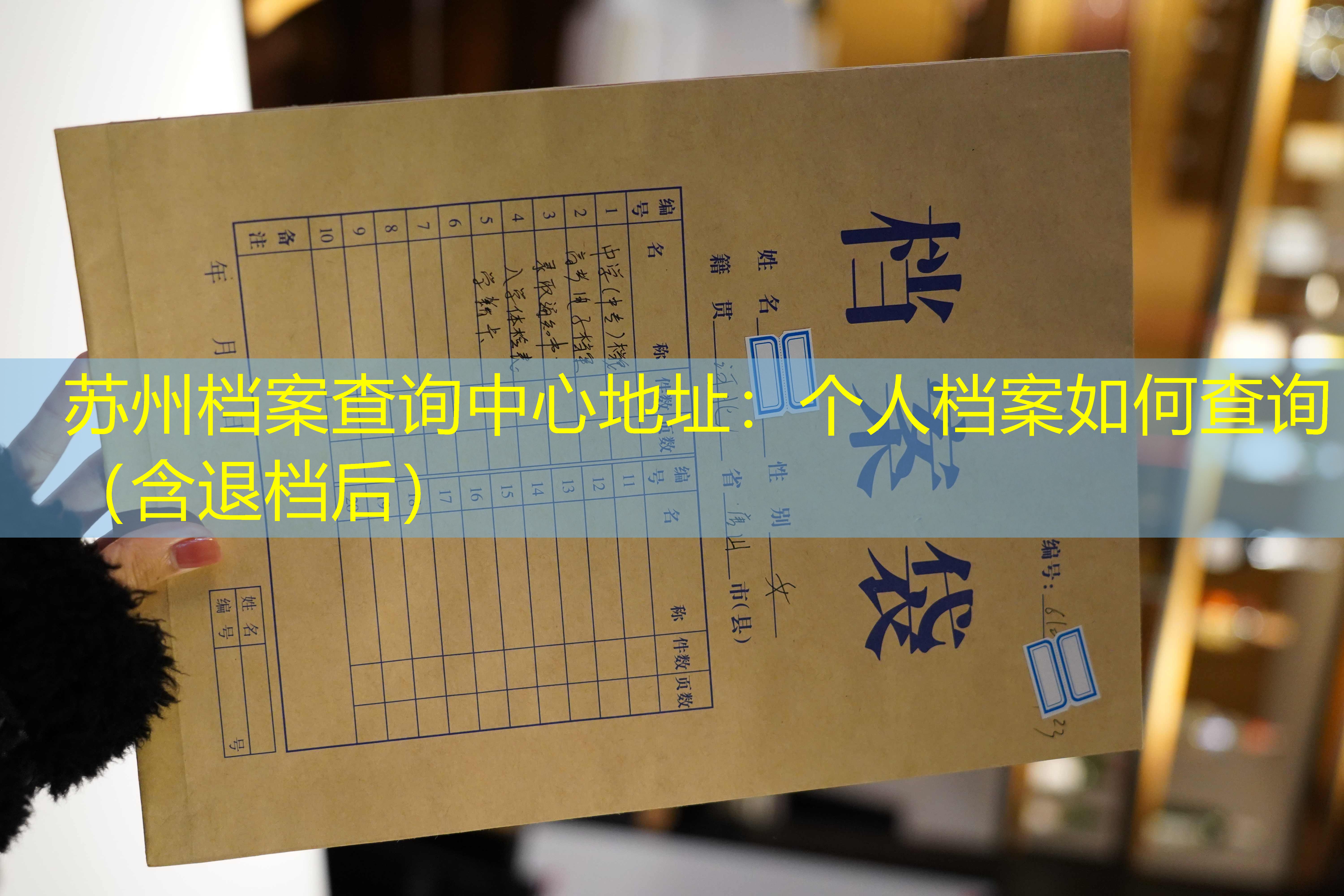 档案查询