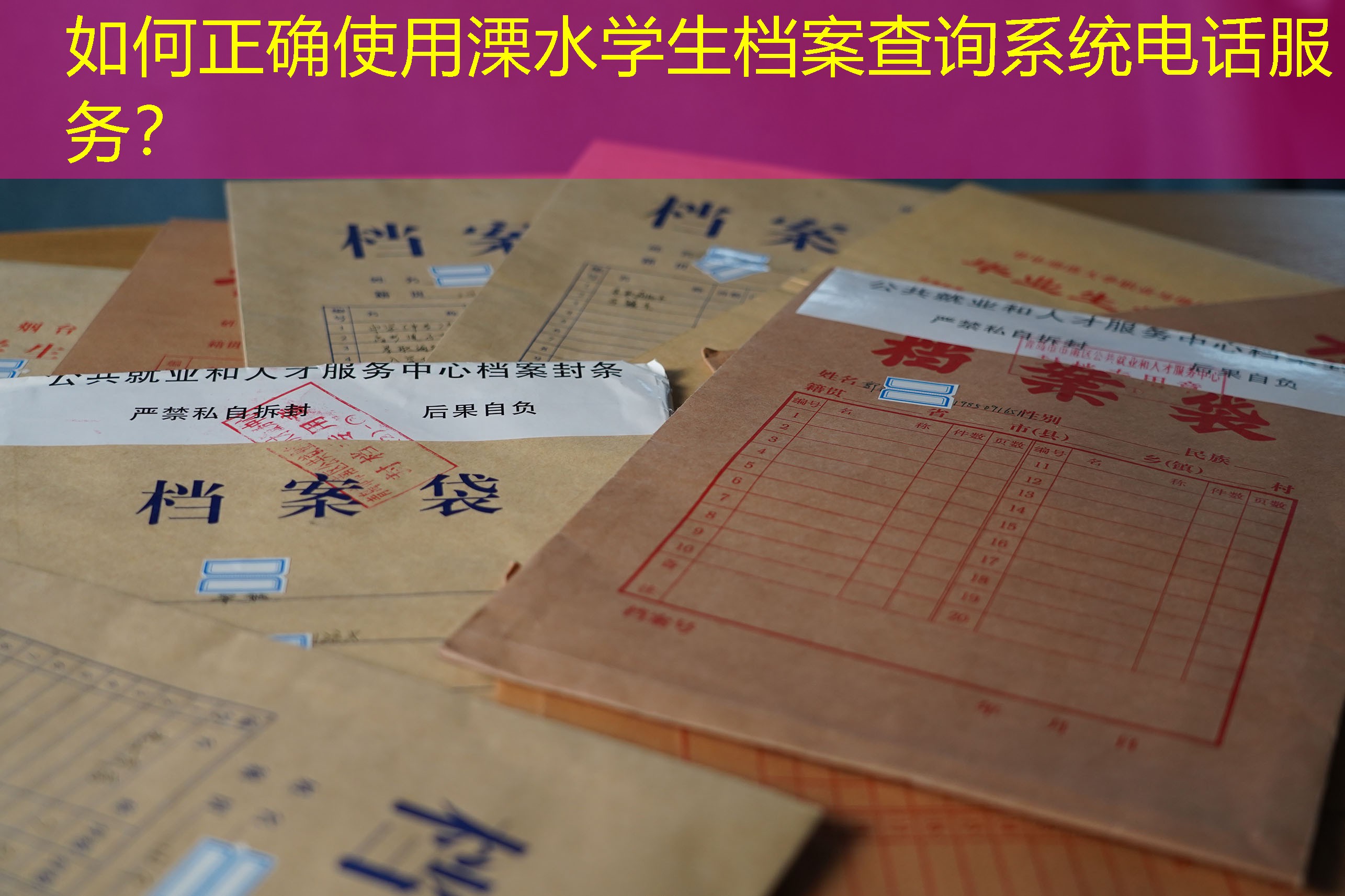 档案查询