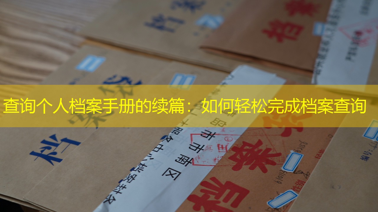 档案查询