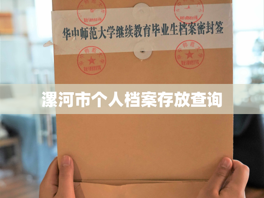 漯河市个人档案存放查询