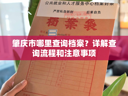 肇庆市哪里查询档案？详解查询流程和注意事项
