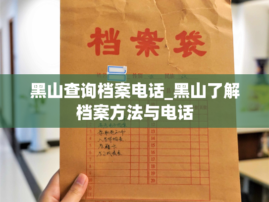 黑山查询档案电话_黑山了解档案方法与电话