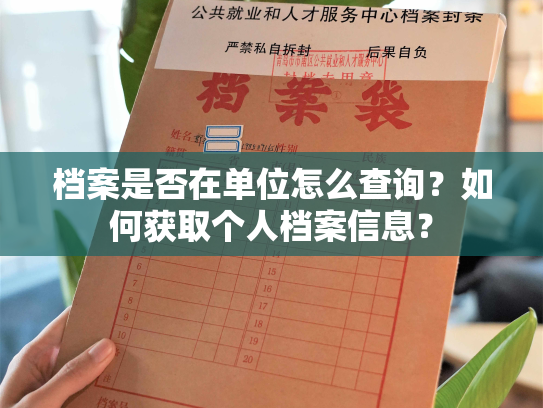 档案是否在单位怎么查询？如何获取个人档案信息？