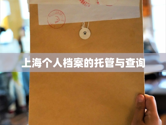 上海个人档案的托管与查询
