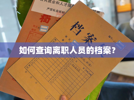 如何查询离职人员的档案？