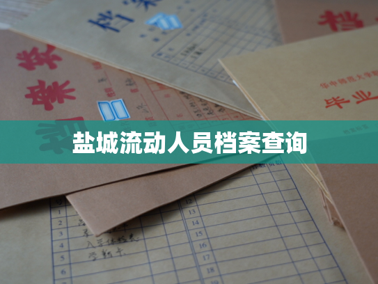 盐城流动人员档案查询