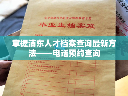 掌握浦东人才档案查询最新方法——电话预约查询