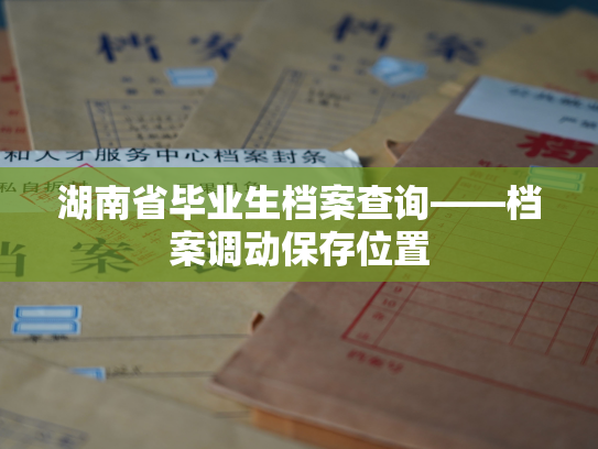 湖南省毕业生档案查询——档案调动保存位置