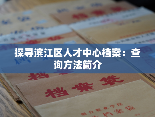 探寻滨江区人才中心档案：查询方法简介