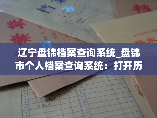辽宁盘锦档案查询系统_盘锦市个人档案查询系统：打开历史，掌握现在，留存未来