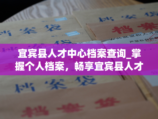 宜宾县人才中心档案查询_掌握个人档案，畅享宜宾县人才政策。