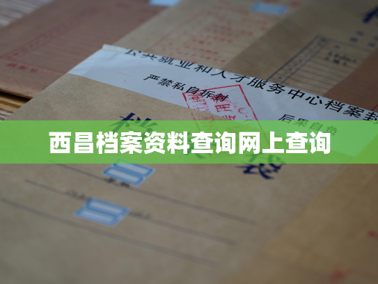 西昌档案资料查询网上查询