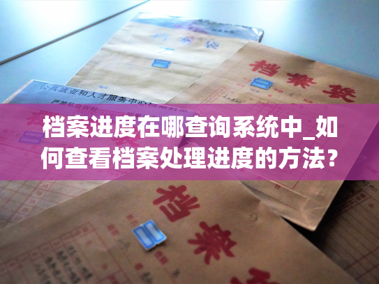 档案进度在哪查询系统中_如何查看档案处理进度的方法？