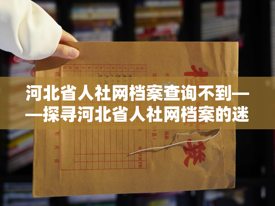 河北省人社网档案查询不到——探寻河北省人社网档案的迷雾