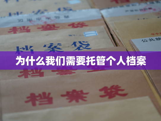 为什么我们需要托管个人档案