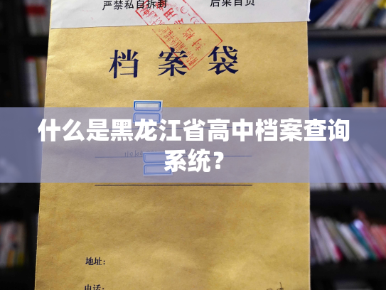 什么是黑龙江省高中档案查询系统？
