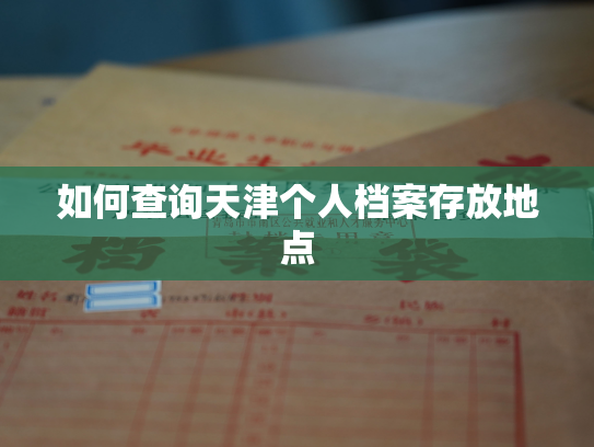 如何查询天津个人档案存放地点