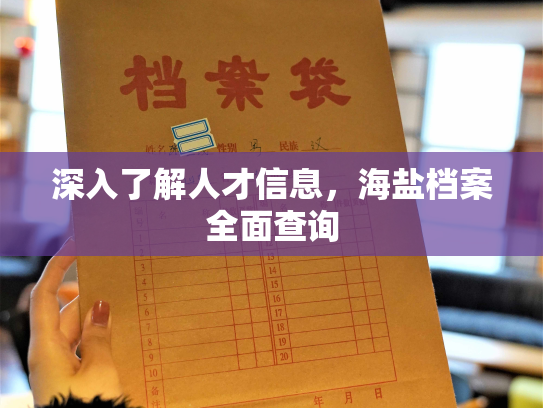 深入了解人才信息，海盐档案全面查询