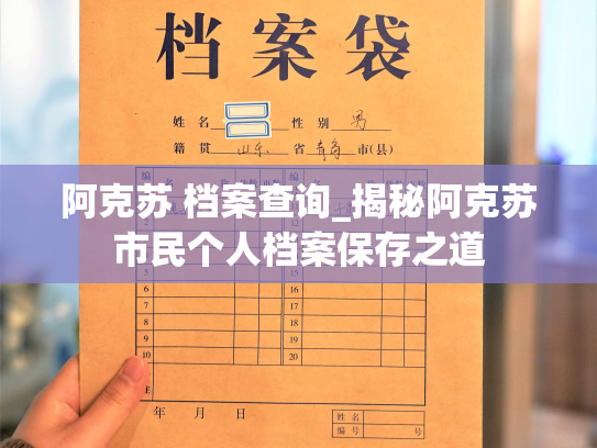 阿克苏 档案查询_揭秘阿克苏市民个人档案保存之道