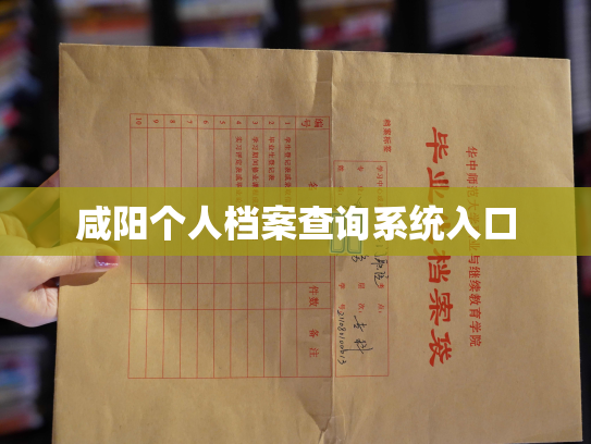 咸阳个人档案查询系统入口