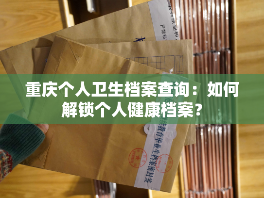 重庆个人卫生档案查询：如何解锁个人健康档案？